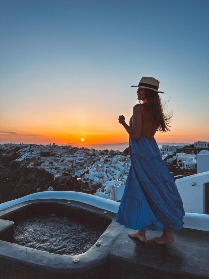 Captain John Villas Oia - Caldera & Sunset View Luaran gambar