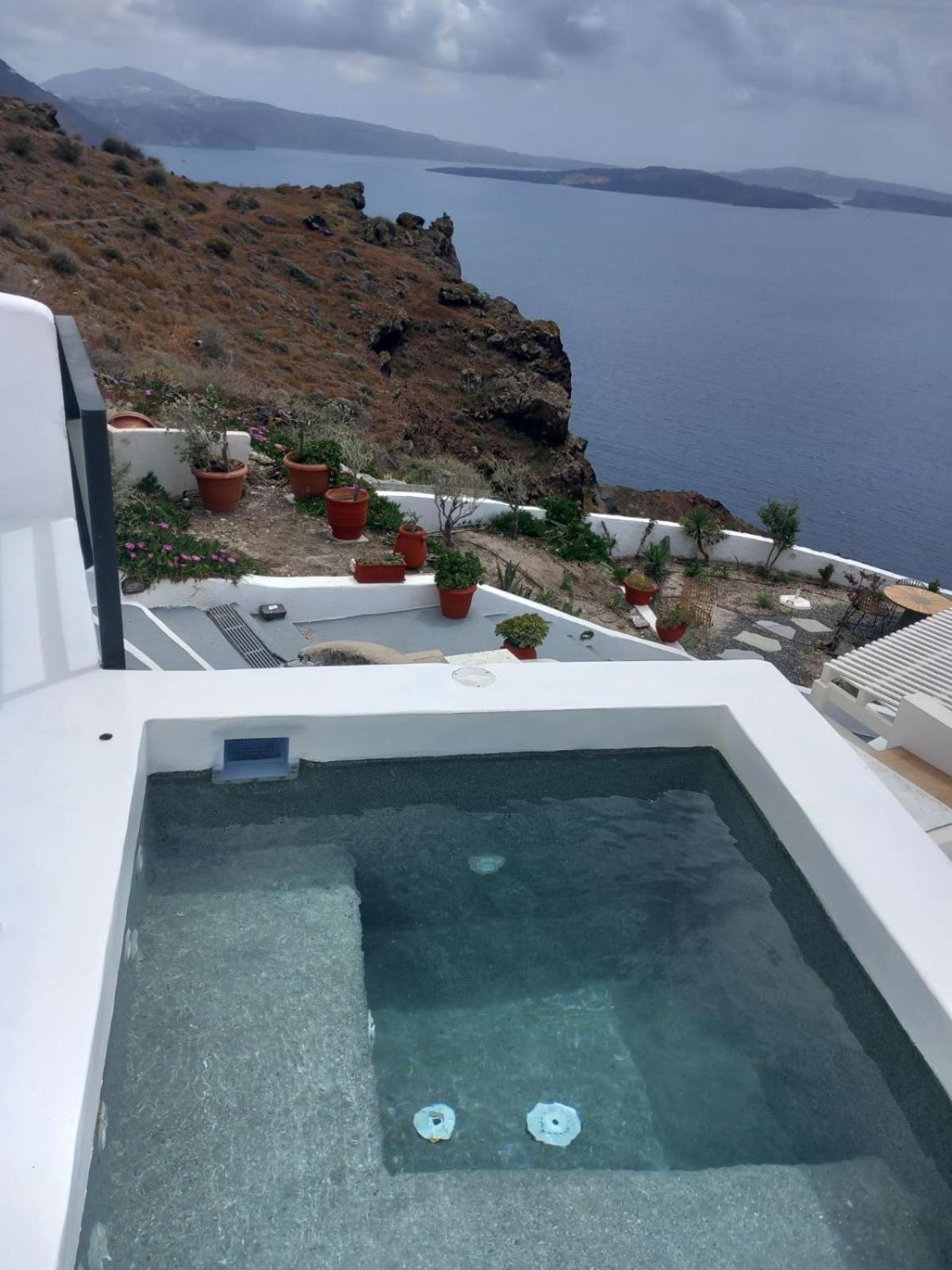 Captain John Villas Oia - Caldera & Sunset View Luaran gambar